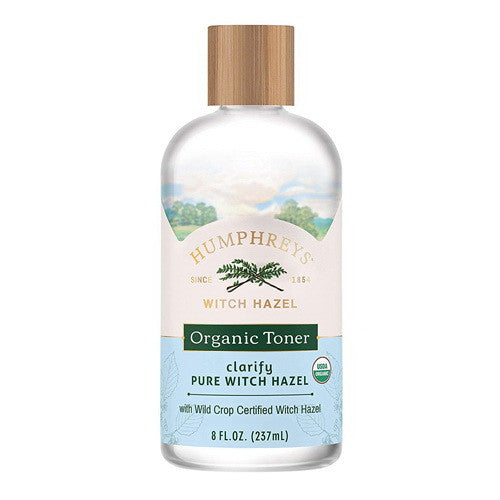 Humphreys Clarify Witch Hazel Organic Clear Toner, 8 Oz